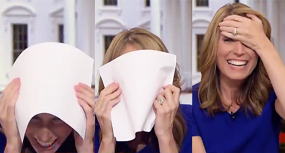 'What is wrong with him?': MSNBC's Nicolle Wallace bursts into laughter over Trump's bizarre attempts at diplomacy