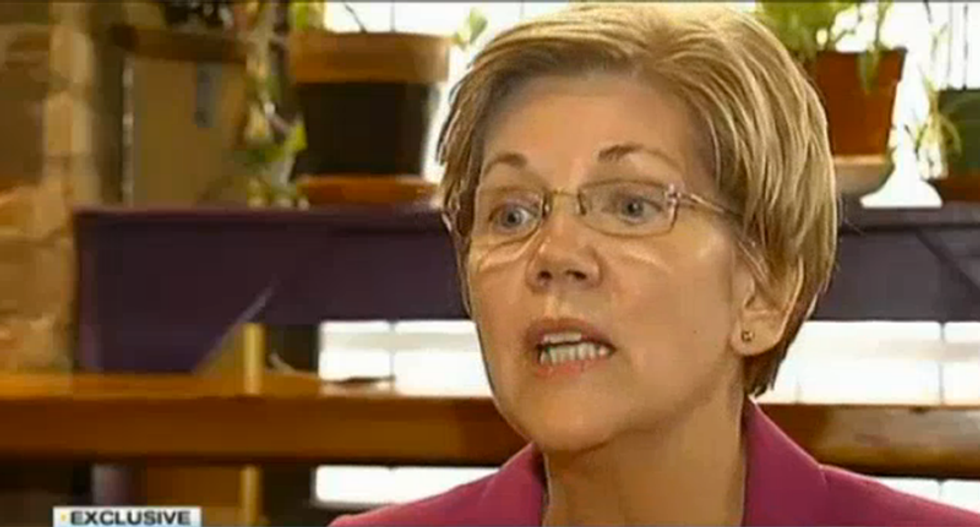 Elizabeth Warren slams Mitt Romney for not coming out sooner against Trump's extremism