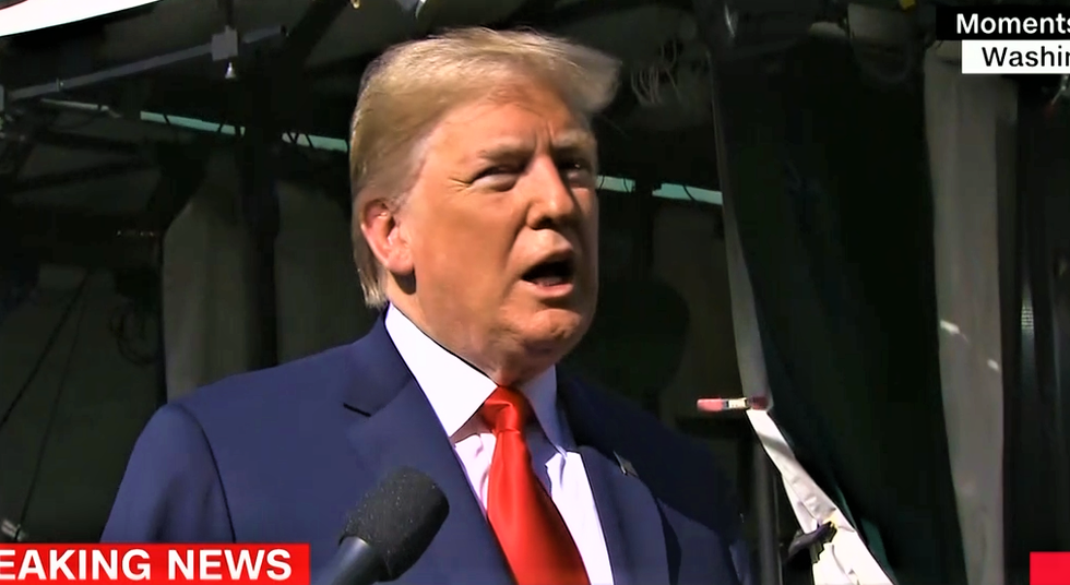 Here are the 7 nuttiest moments in Trump's weapons-grade crazy White House lawn press conference
