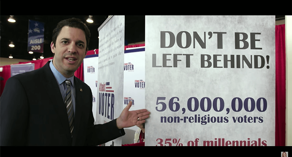 Atheist trolls Christian conservatives for Sam Bee: ‘I’ll pray for you?' 'OK, I’ll think for you’
