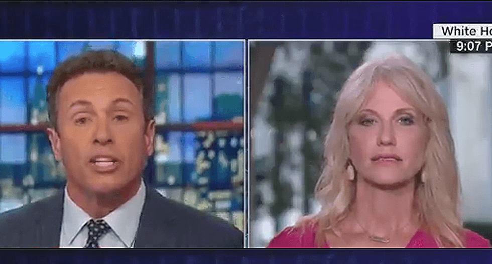 Kellyanne Conway erupts after CNN's Chris Cuomo plays gut-wrenching audio of immigrant kids taken from parents