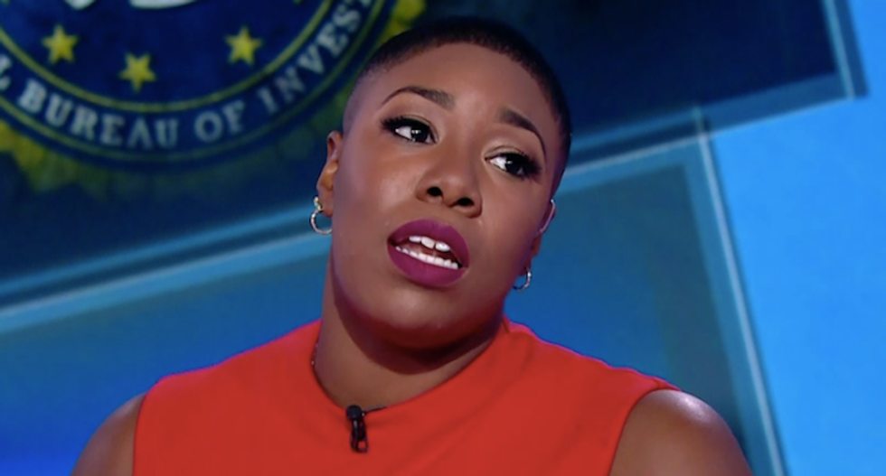 WATCH: Symone Sanders tears down conservative parroting Trump's FBI 'deep state' conspiracy theory