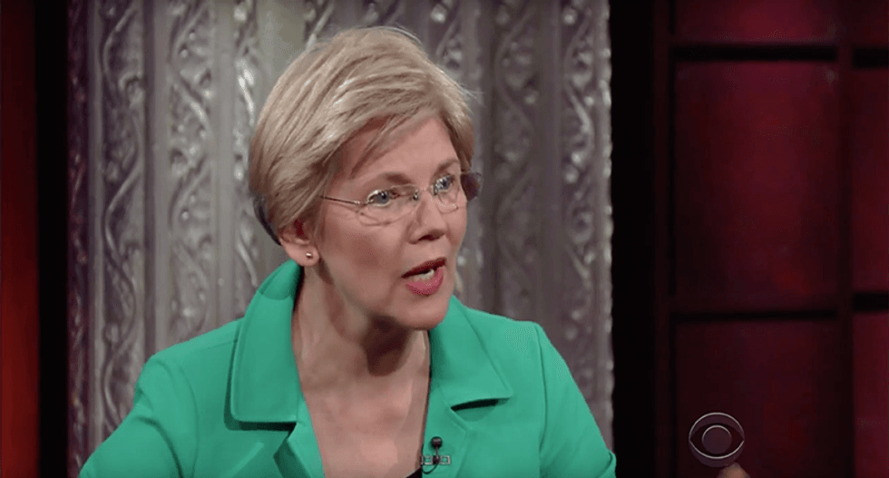 Elizabeth Warren absolutely shreds 'terrifying' Trump/Pence ticket: 'Two small, insecure, weak men'
