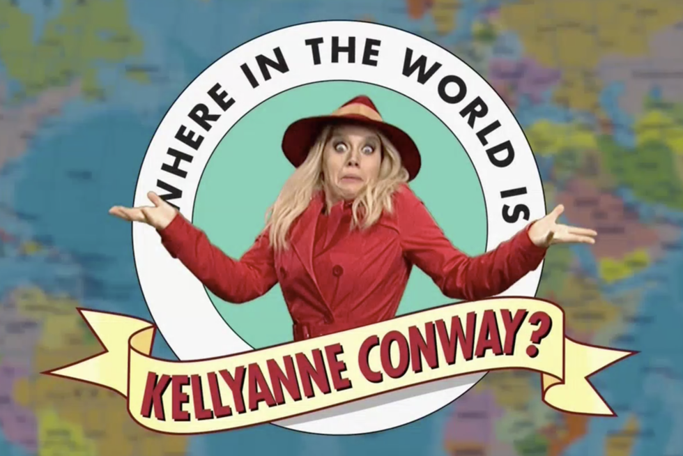 Can you guess why SNL's 'Where in the world is Kellyanne Conway?' kid's game show hilariously fizzles?