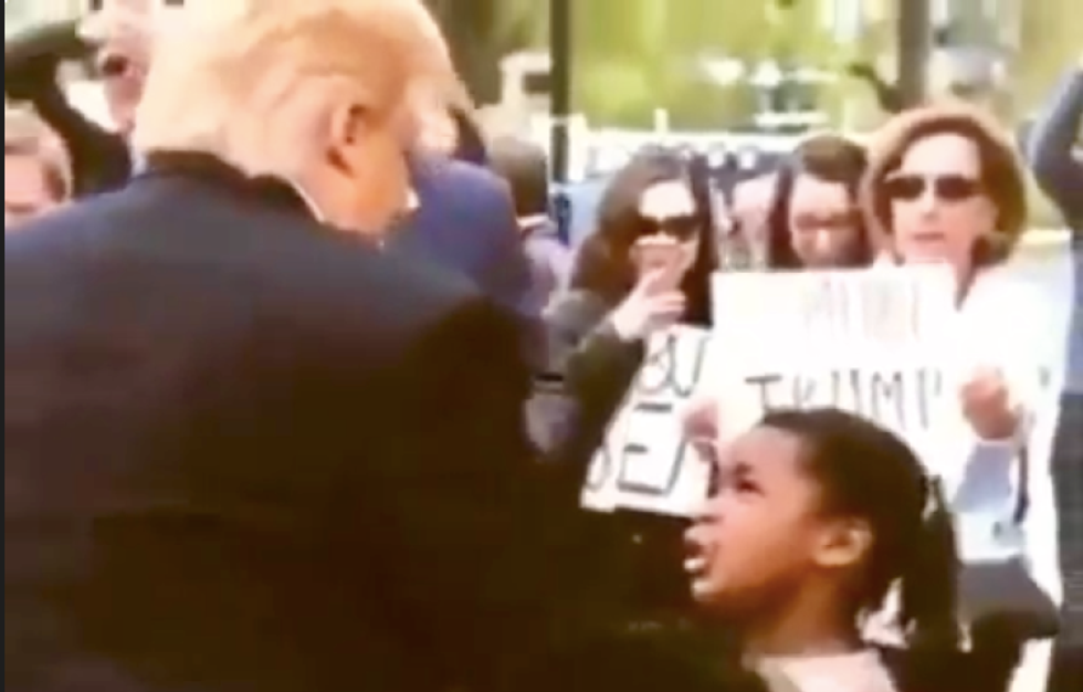 WATCH: Little girl delivers scathing critique of Trump administration and becomes our new hero