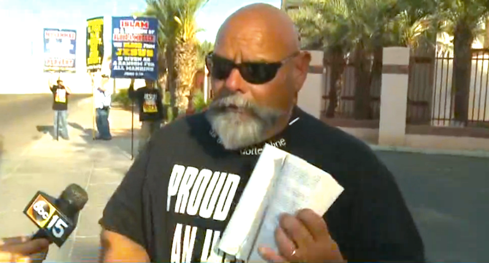 Anti-Muslim goons rip up Quran and beg Trump to turn Phoenix mosque into a 7-Eleven