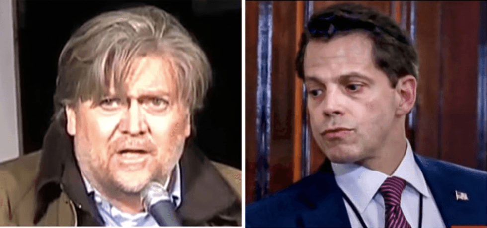 The Internet will never forgive Scaramucci for the mental image of Bannon 'sucking his own c*ck'