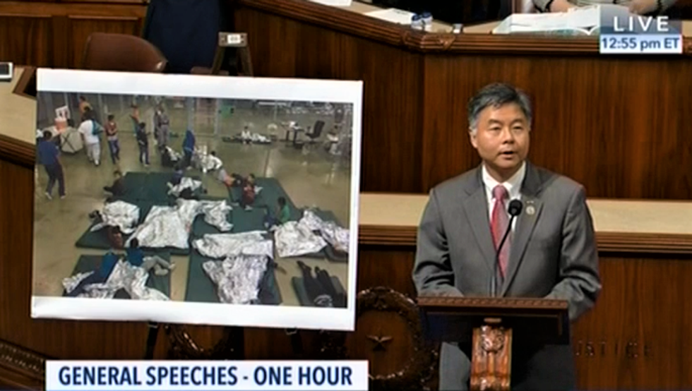 WATCH: Dem lawmaker plays audio of crying immigrant kids -- as Republican tries to shut him down