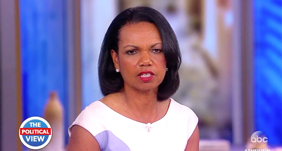 'I actually kind of felt bad for him': Condi Rice shocked Trump admitted the job is harder than he thought