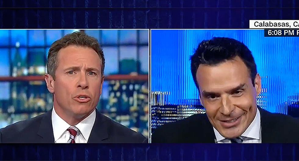 'Just answer the question': CNN's Chris Cuomo hammers Antonio Sabato during 'hostile' interview on Trump migrant crisis