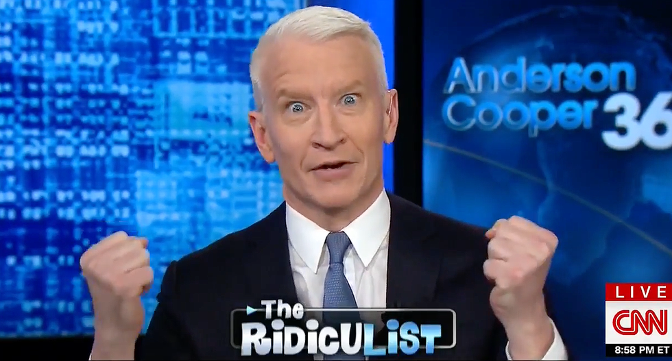CNN's Anderson Cooper: Trump's 'surreal' Fox & Friends interview sounds like a 'crazy guy mumbling incoherently'