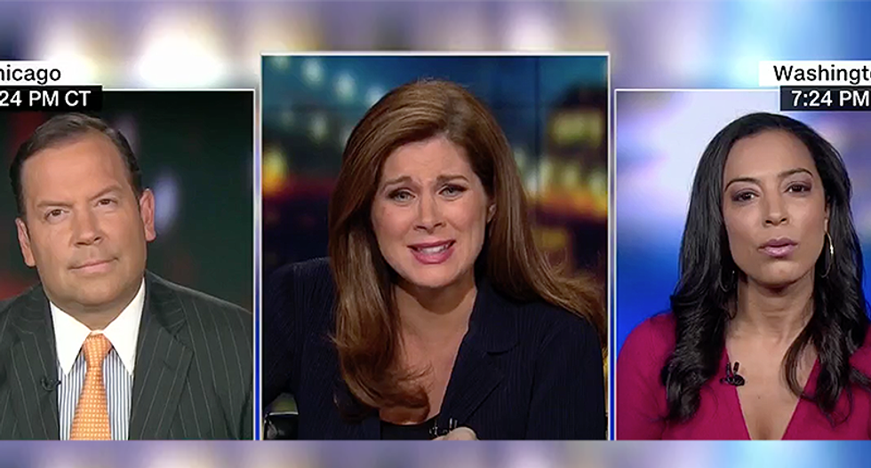 CNN's Erin Burnett nails Trump-apologist with violent Trump statements after he says Maxine Waters should resign