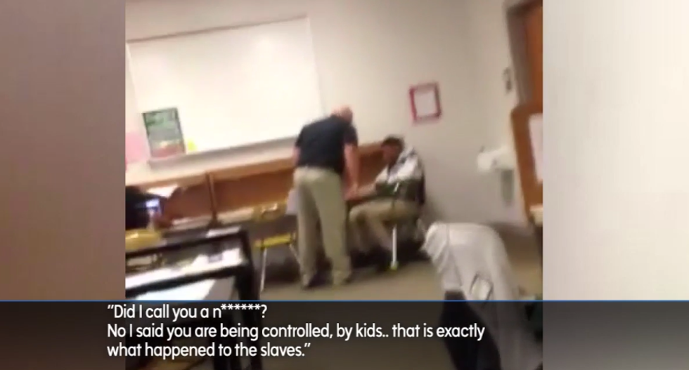‘Did I call you a n****r? No’: White NC teacher caught on camera comparing black student to a slave