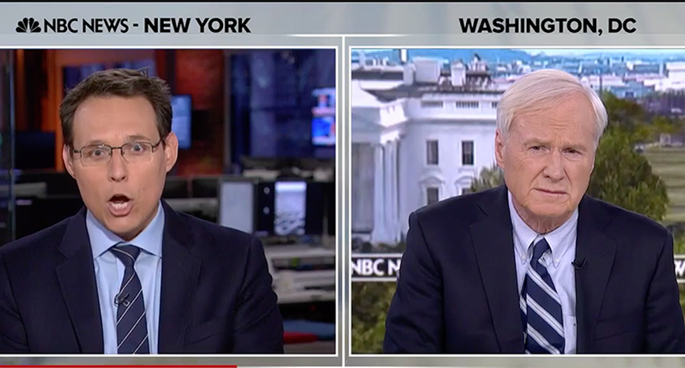 Screaming match breaks out on MSNBC when host tries to ask Chris Matthews a simple question about SCOTUS