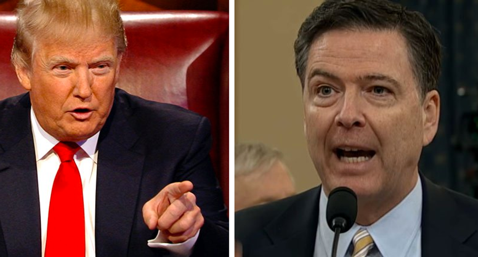'That is so illegal!' Trump accuses Comey of a felony after watching 'Fox & Friends' segment