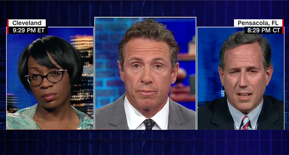 'You knew what you were doing': CNN's Cuomo hammers Rick Santorum when he tries to dodge immigration questions