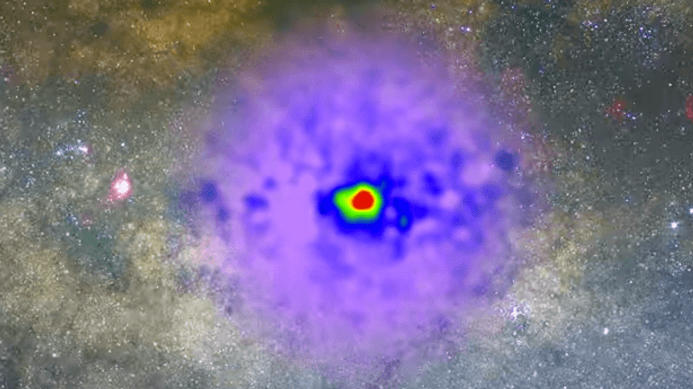 Researchers remove gamma ray images pixel by pixel for first-ever peek at dark matter