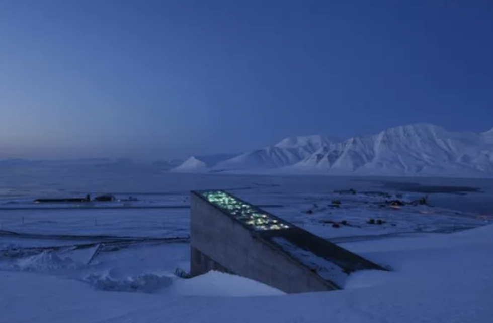 Svalbard Arctic seed vault awash in water from melting permafrost -- but seeds are safe for now