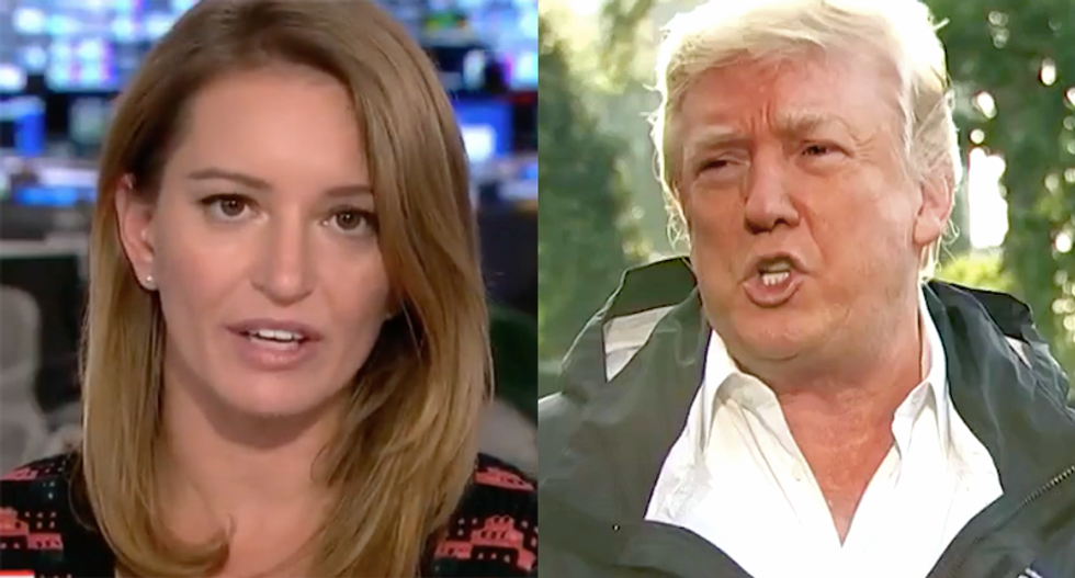 Katy Tur rips Trump to shreds for deceptive Puerto Rico publicity stunt: ‘What you’re seeing is not fake news’