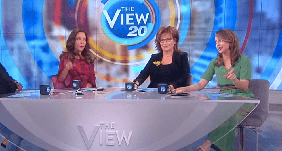 'She can't stand him': The View mocks video showing Melania slapping away Trump's hand