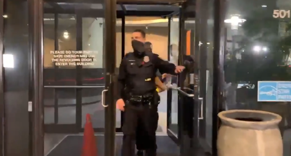 WATCH: Milwaukee election official delivers Wisconsin ballots with police escort