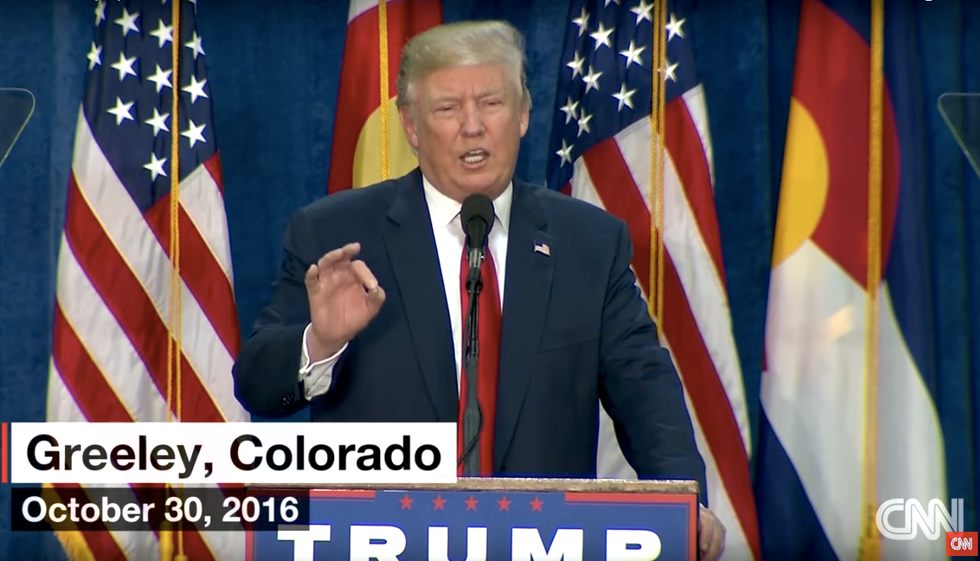 WATCH: Trump urges supporters at Colorado rally not to use mail-in ballots