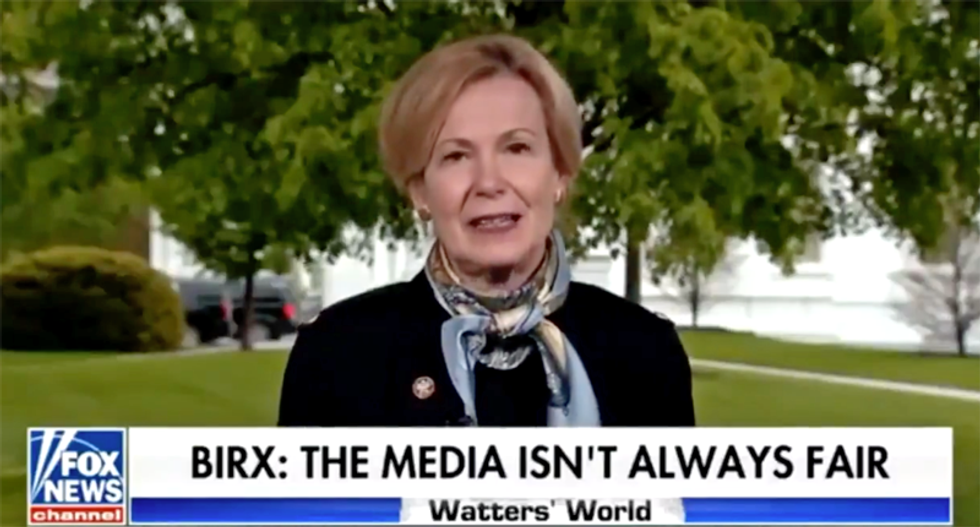 Dr. Birx complains about press coverage of Trump during Saturday night appearance on Fox News