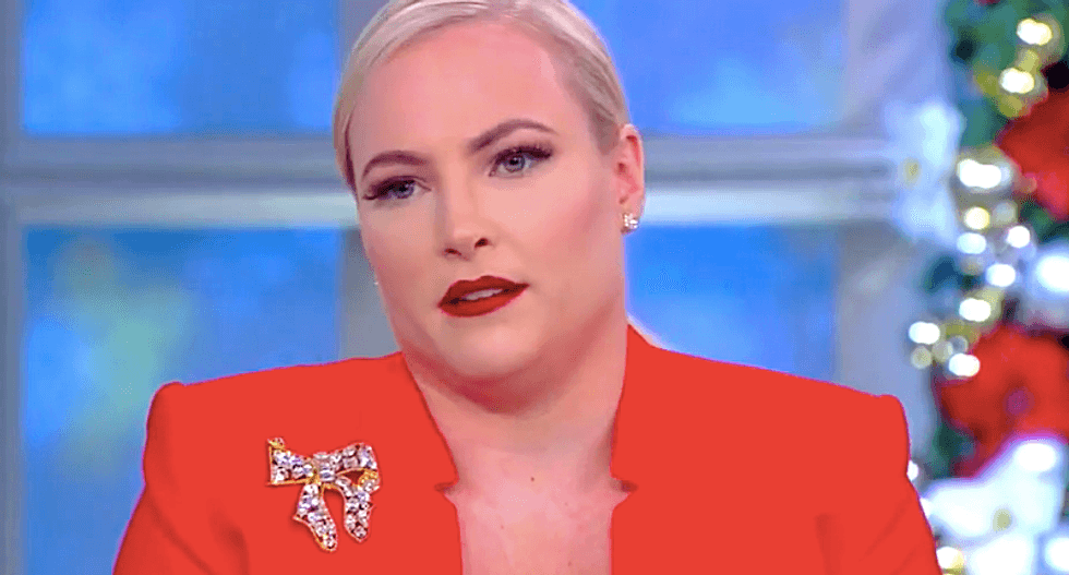 The View's Meghan McCain compares Trump's 'horrific' cruelty against widows to reporter's 'impeachmas' tweet