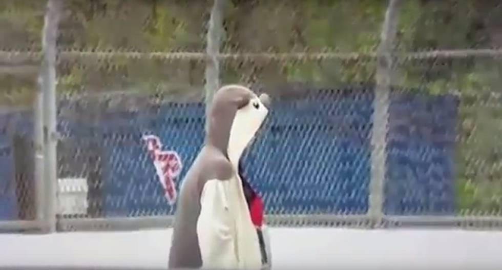 'Panda suit' man shot by police had 'bomb' made from chocolate bars