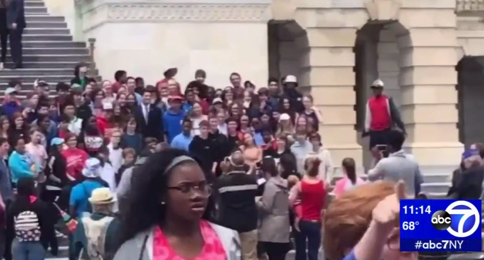 'I don't want to be associated with him': 100 eighth graders refuse to pose with Paul Ryan during DC trip