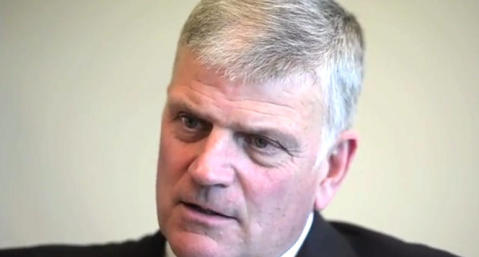 Pro-Trump evangelist Franklin Graham slams Jimmy Carter by saying God will punish gays with fire and death