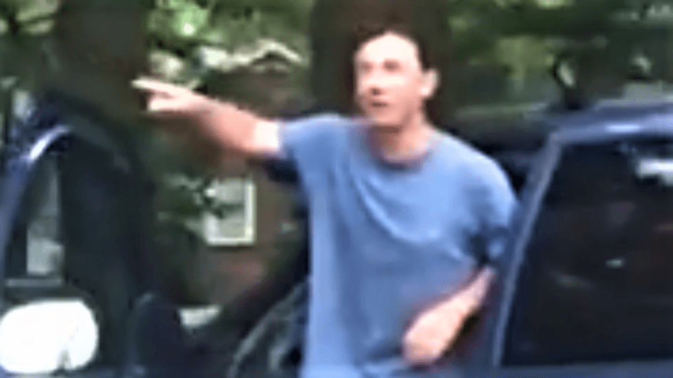 'I’m gonna get you, n***er!' White man melts down at family over their anti-Trump yard sign