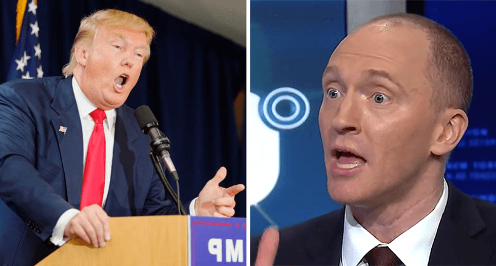 Trump tweets suggest White House and conservative media allies are coordinating defense of Carter Page