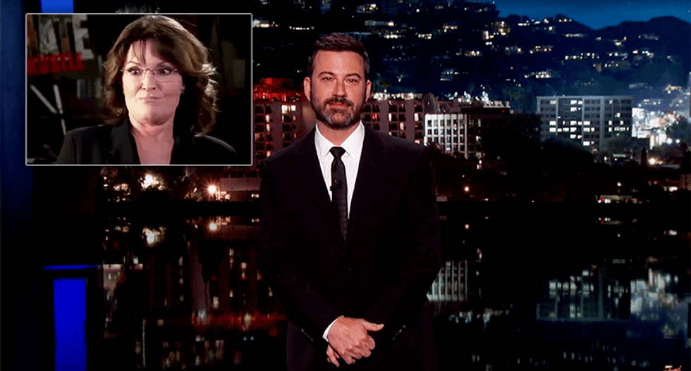 Jimmy Kimmel destroys Sarah Palin’s climate babbling: Scientists aren’t just ‘f*cking with you’