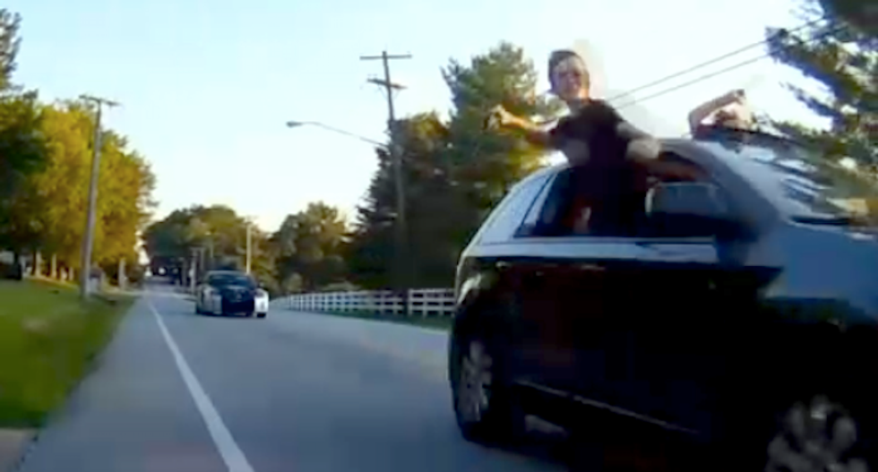 Racists caught on video pelting black bicyclist with bottles along Chattanooga road