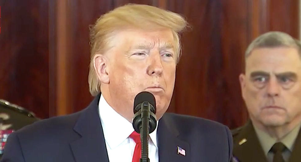 'What drugs is he on?' Trump sparks concern by slurring and sniffling through Iran remarks