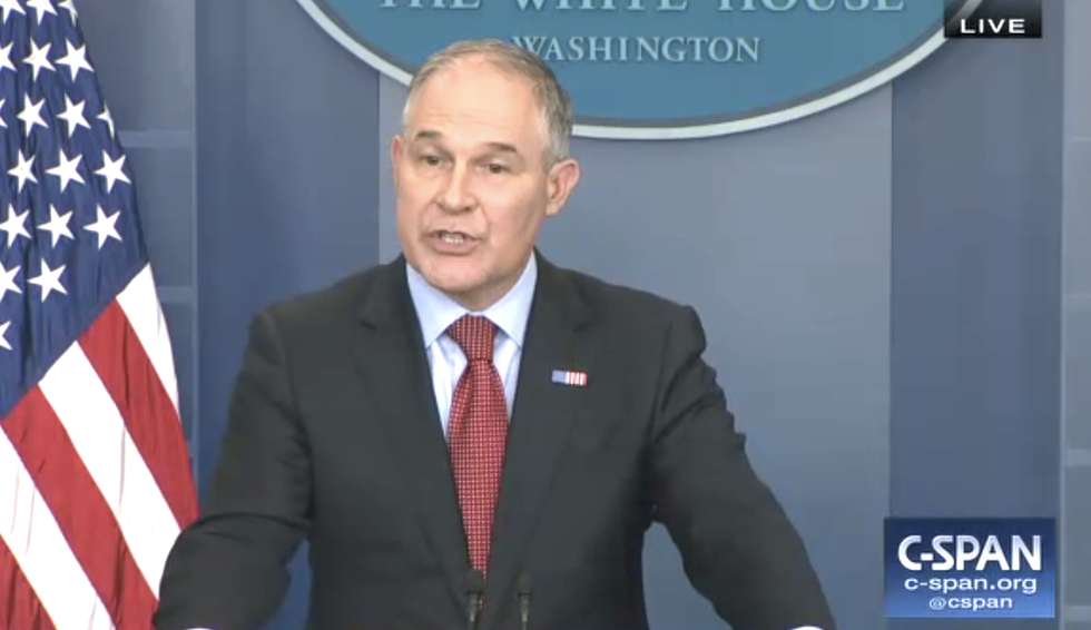 CNN's Jim Acosta hammers EPA's Pruitt for putting 'head in the sand' on climate change