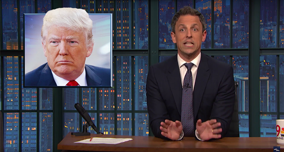 Seth Meyers nails Trump for insulting John Lewis’ district — after trying to build $300 million tower there