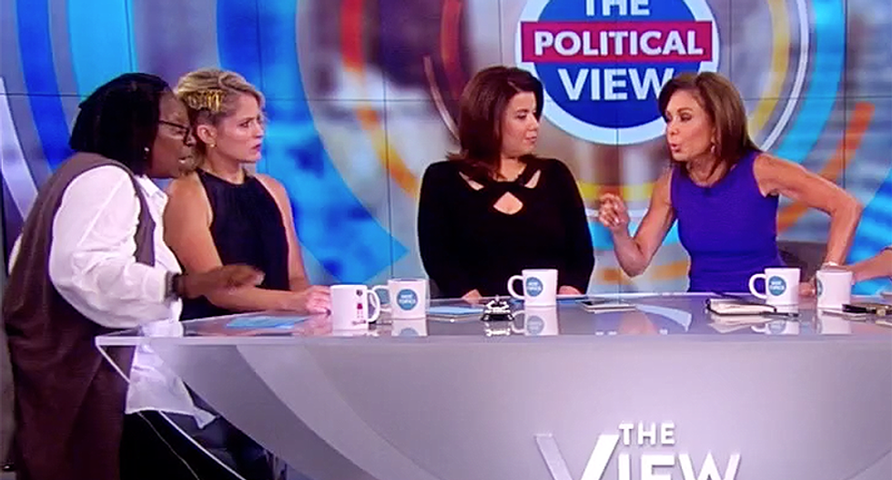 The View's Whoopi Goldberg abruptly ends Fox News' Judge Jeanine Pirro interview after screaming match: 'I'm done'