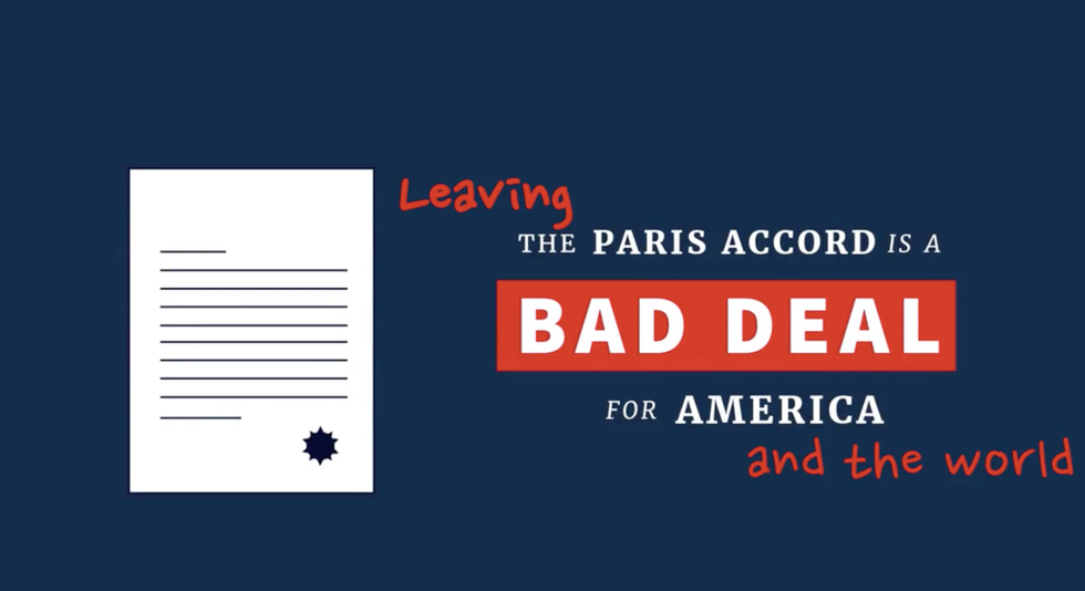 WATCH: French video demolishes Trump talking points on climate withdrawal in 40 perfect seconds