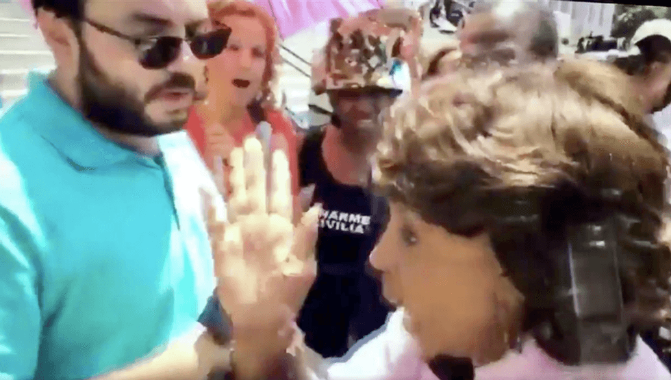 Did Maxine Waters 'shove' this Young Turks reporter? Watch and decide