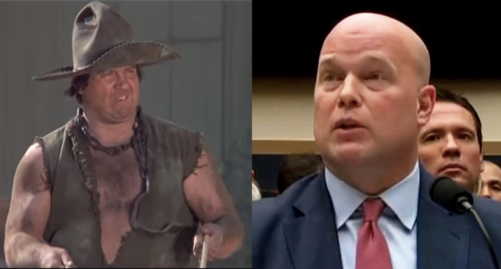 Trump's White House frequently mocked acting-AG Matt Whitaker as the buffoon from Blazing Saddles: book