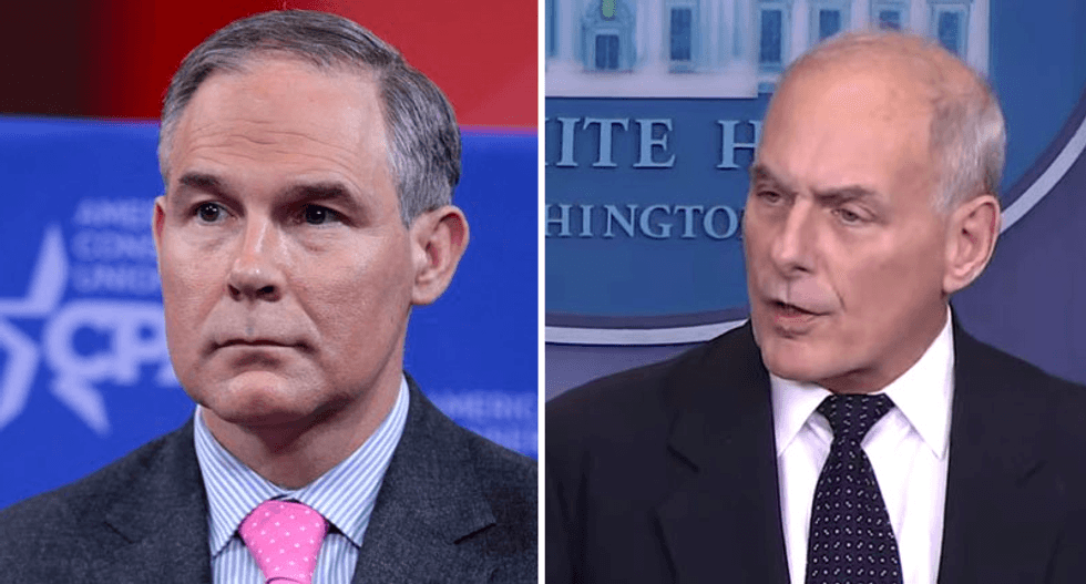 Scott Pruitt loyalists being 'purged' from the EPA by John Kelly himself