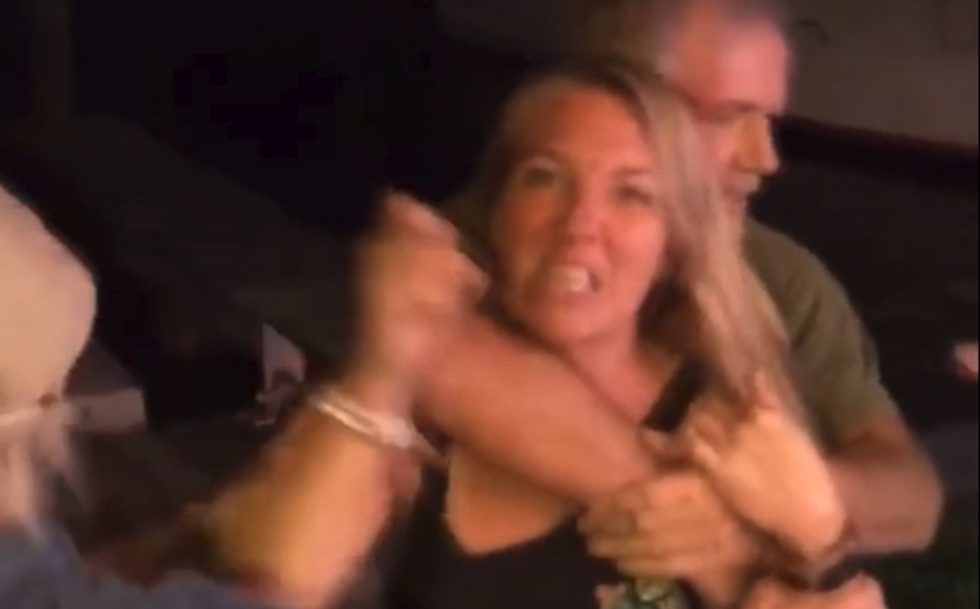 White woman caught on camera screaming 'you're a n*gger' at coworker -- and she still has a job