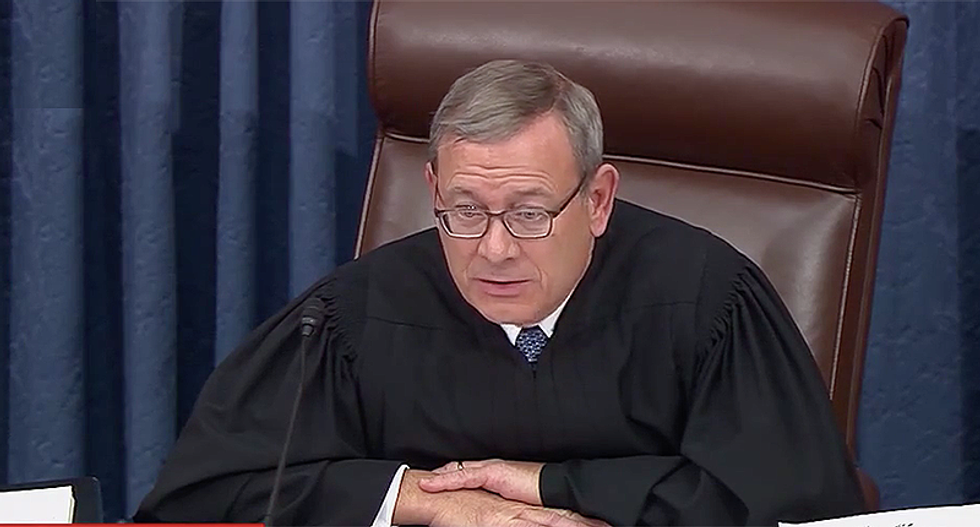 Chief Justice Roberts admonishes lawyers at Senate impeachment trial