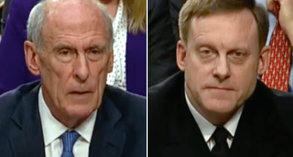 NSA and intel chiefs refuse to confirm -- or deny -- if Trump asked them to interfere in Russia probe