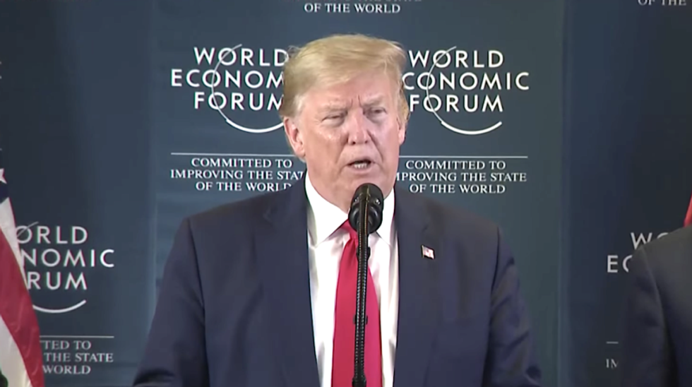 Trump made the case for his own conviction with his 'eruption of lies' at Davos: columnist