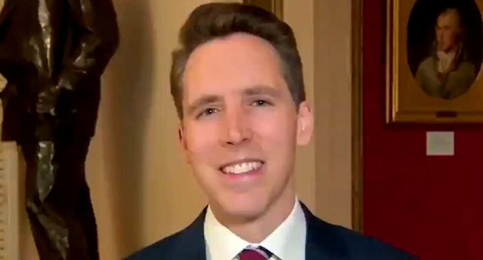 'Where's Justice Roberts?!' Internet explodes after GOP senator flouts trial rules to give interview to Fox News while in session