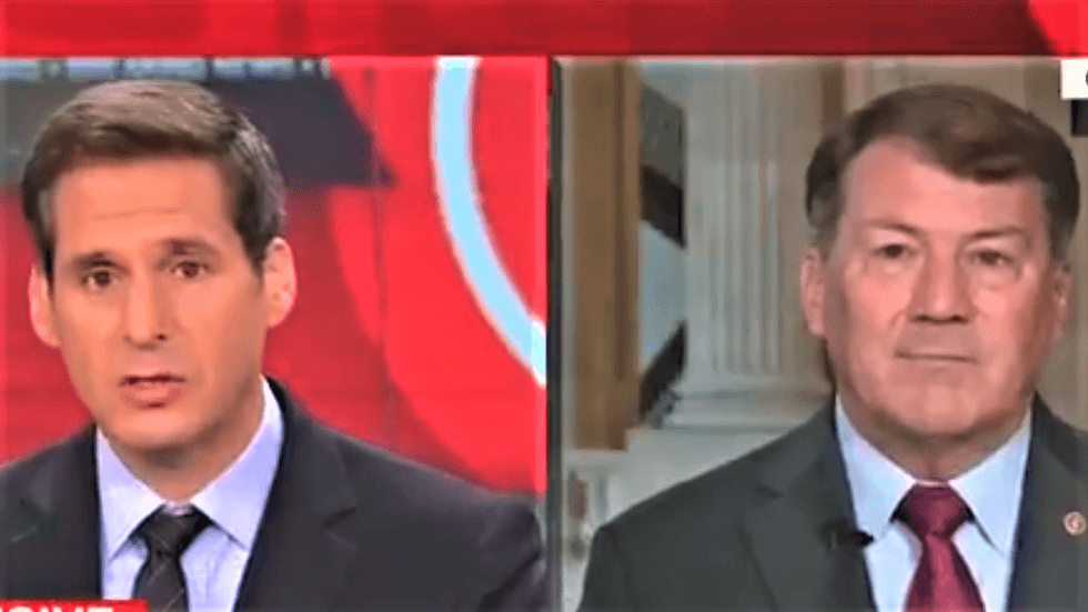 ‘Simply not news’: GOP senator wriggles away from CNN host’s questions about Trump-Cohen tape