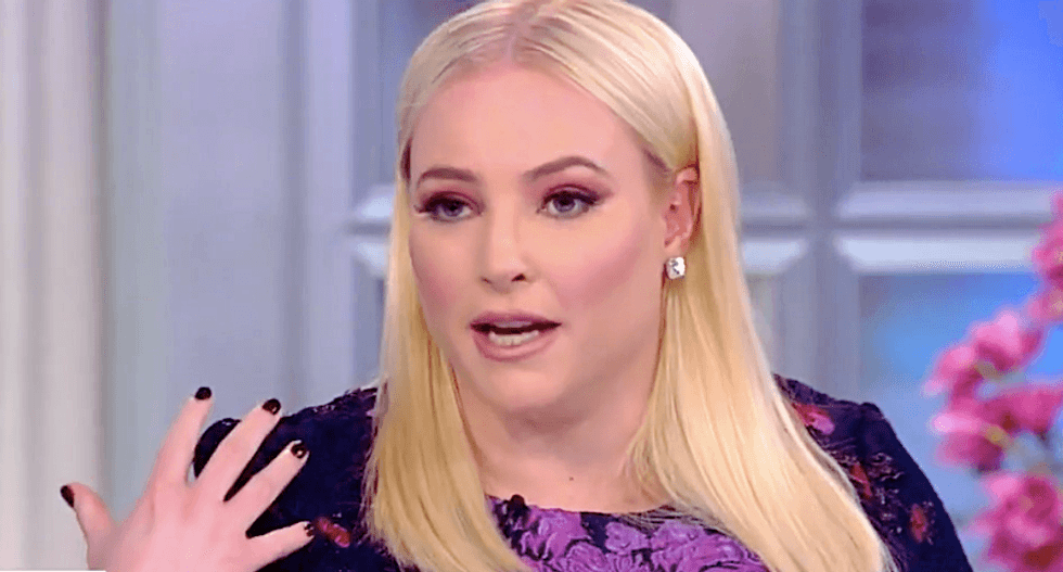 The View’s Meghan McCain plays victim after she gets called out for ignoring impeachment evidence